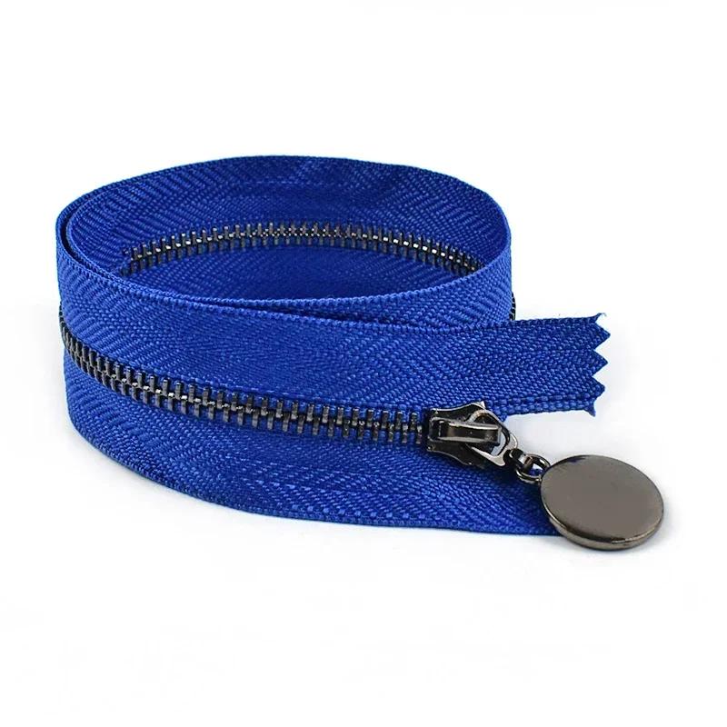 Meetee 3/5 Bucăți Kit de Reparație Fermoar Metalic #3 15-30cm Capăt Închis 40-70cm Capăt Deschis Fermoare pentru Buzunar Îmbrăcăminte Accesorii de Cusut