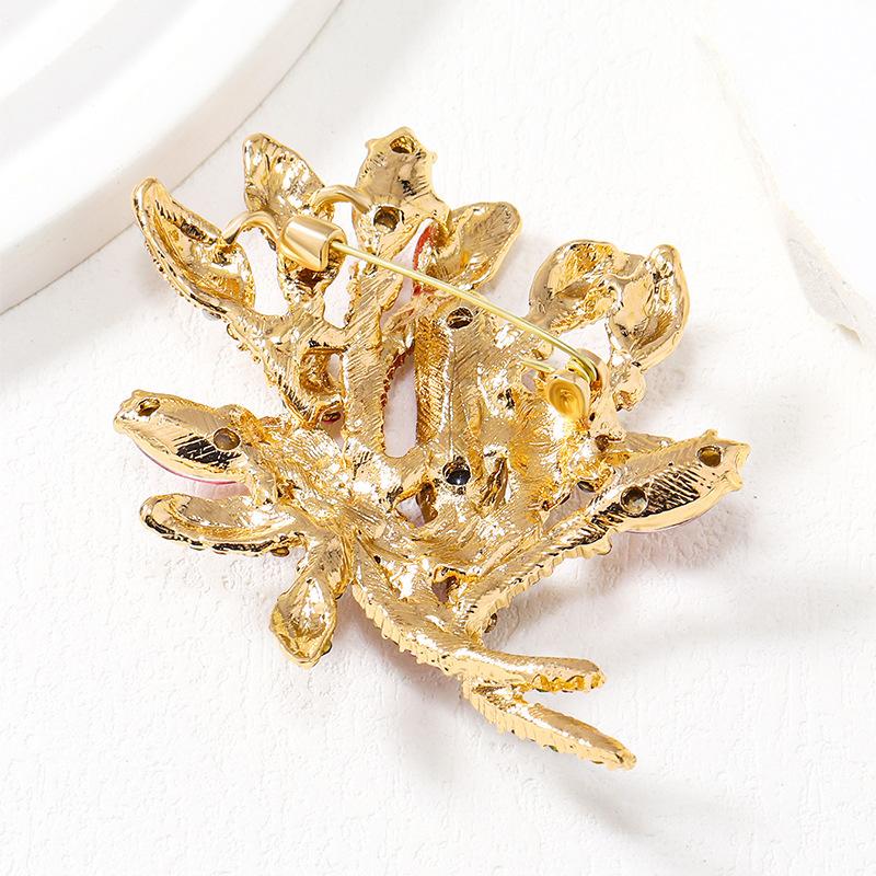 Vintage Floral Brooch Flower Atmospheric Brooch Women'S Clothing Coat Corsage