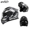 Full Face Motorcycle Helmet Men Women Winter ABS Safety With Flip-Up Visor 3C Certified