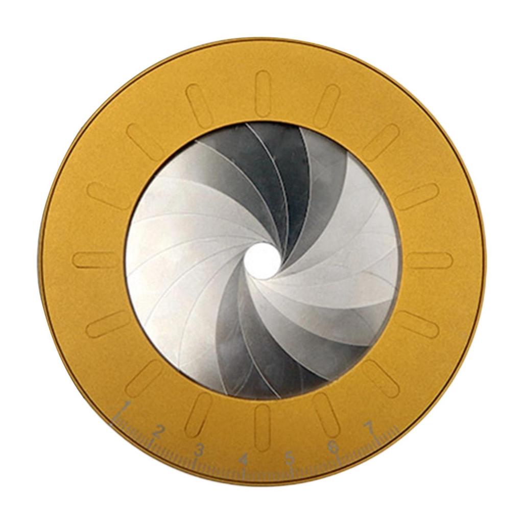 Professional Circle Stencil Tool, Gold Template with Rotating