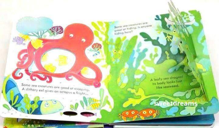 [USED] Usborne Peep Inside the Sea Pop-up Book