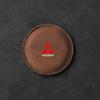 Car Cup Holder Pad PU Leather Slot Non-slip Coaster Mat For Mitsubishi Outlander Lancer 10 9 ASX RALLIART Eclipse L200 Pajero