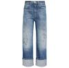 G-Star Tedie Ultra-High Waist Straight Turn Up Raw Edge Ankle джинсы