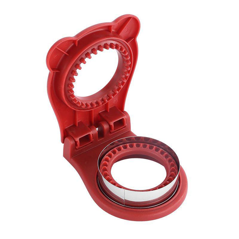 

Thickened Sandwich Pocket Bread Cutter for DIY Toast вина червоного кольору