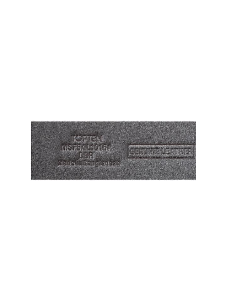 TOPTEN Men'S) Real Leather Square Belt_Msf5Al1015