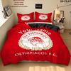 Vlastní sada povlečení s motivem Olympiacos F.C. Přikrývka Potah na přikrývku Povlak na polštář Domácí dekorace Dárek k narozeninám (1 * povlak na peřinu + 2 * povlak na polštář, bez jádra)