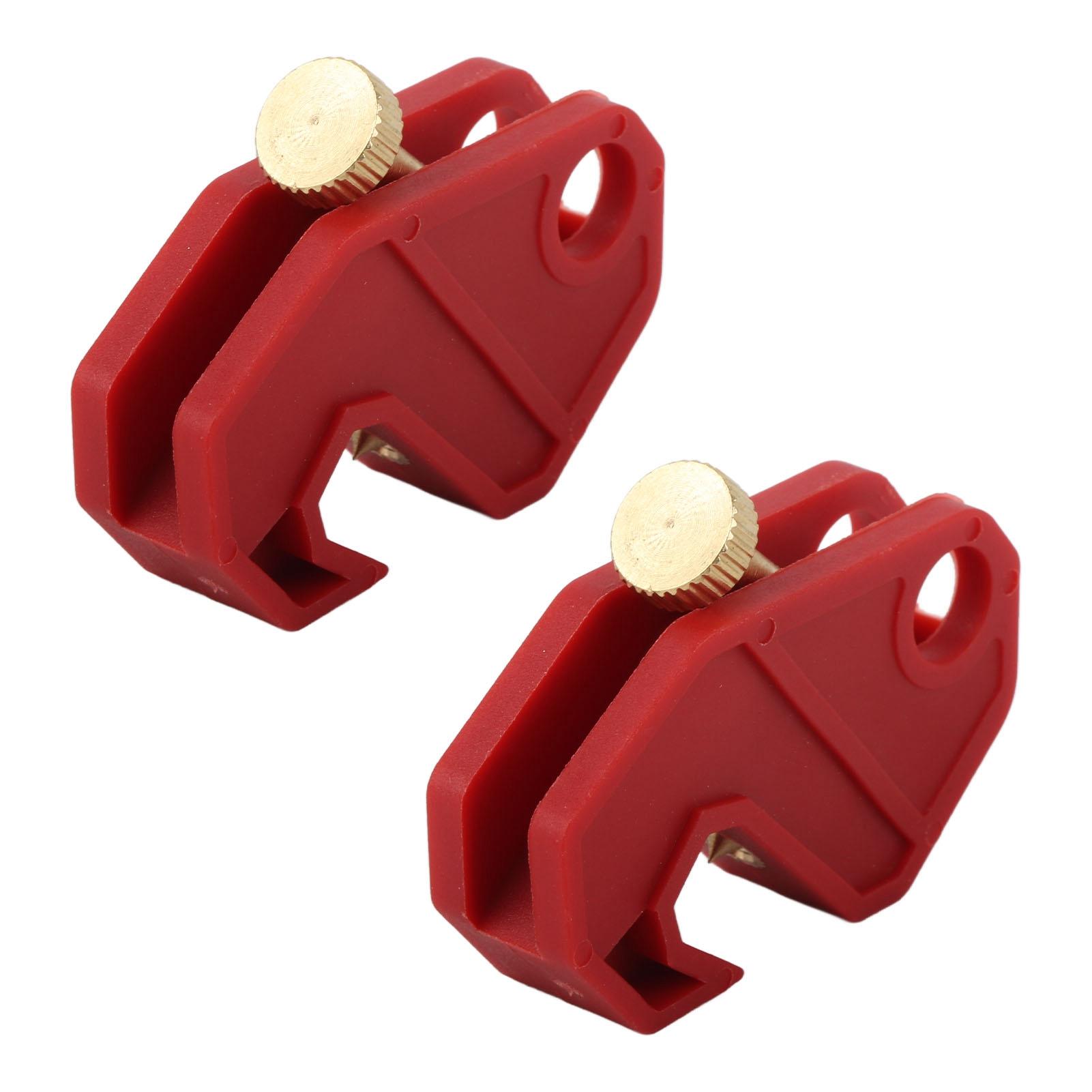 

2 шт. Пристрій блокування автоматичного вимикача Нейлоновий ізольований запобіжний замок Універсальний блокатор для одного автоматичного вимикача