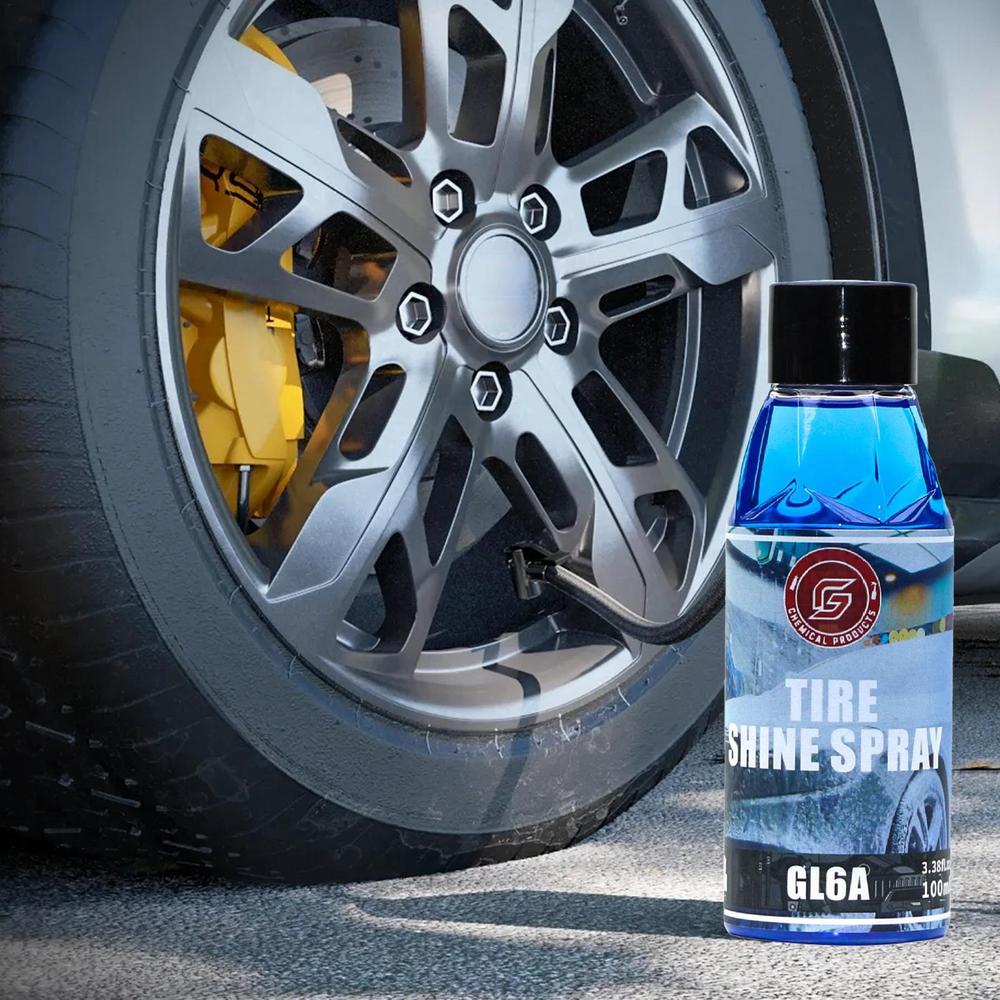 Wheel Shine 100ml Hydrophobic UV Protection Tyre Shine For Cars Wheel Protector Tire Dressing Coating Agent Tire Restorer