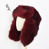 Faux Fur Hat Women Men Winter Warm Ear Protection Beanie Outdoor Snow Hiking Cap