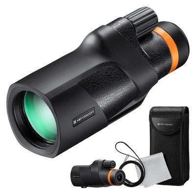Concept Monocular 12x High Magnification Camera Tripod Interface IP68 Waterproof Telescope Lens Glasses Compatible Bak4 Prism Compact Lightweight