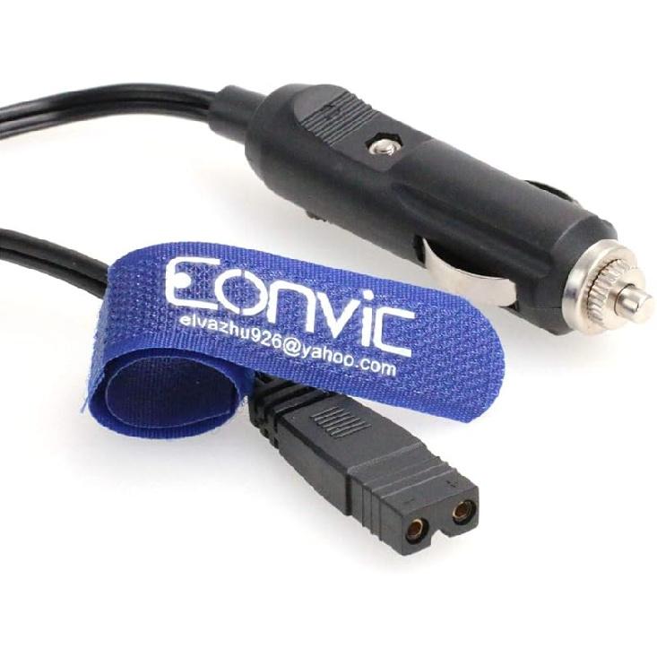 Eonvic 12V DC Cigarette Lighter Extension Cable,Mini Fridge Power Cord Car Auto Cooler Replacement Lead Cable for Car Cooler Box Mini Fridge Mobicool 1.5 Meter