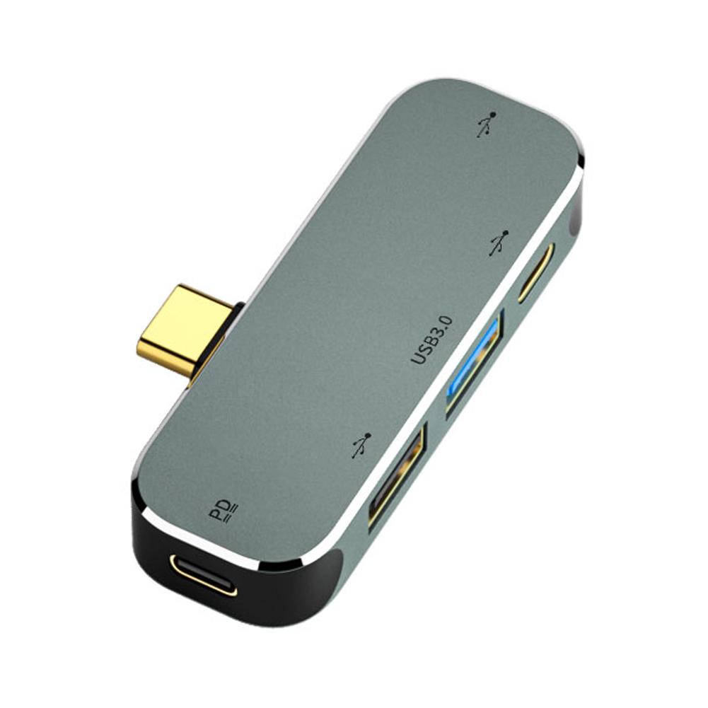 PC Type-C Hub Multi Port Expansion 3.55mm PD100W USB3.0/USB2.0/USB3.1 HDMI-Compatible Laptop Splitter