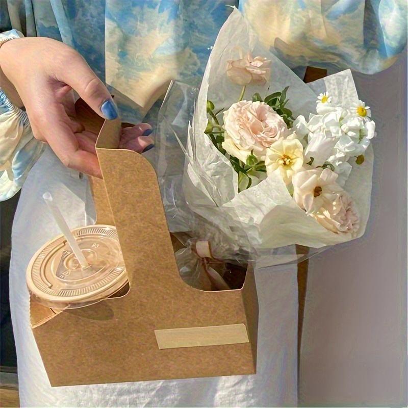 10pcs White Kraft Paper Packaging Box Baking Box Gift Wrapping Box for Party Supplies Wedding Gift Boxes