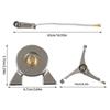 Camping Stove Burner Converter Stainless Steel Gas Cartridge Adapter Camping Stove Adapter Hiking Cookware Accessory