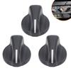 Heater Control Knob Set ABS Air Conditioning Heater Switch Knobs Climate Control Knobs Replaces 5011218AC for Vehicle