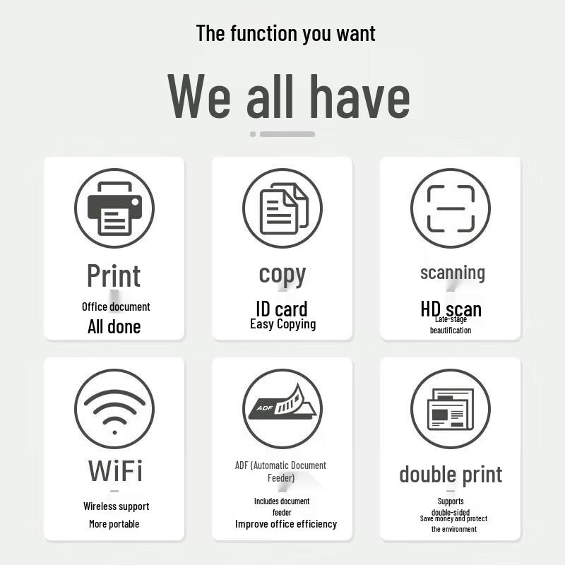 Canon MF643cdw Wireless Color Laser Multifunction Printer CN plug (adapter included)