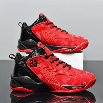 Herren Basketballschuhe Rutschfest Original Sportlich Outdoor Sport Männlich Atmungsaktiv Feld Sneaker Training Student Basket Schuhe