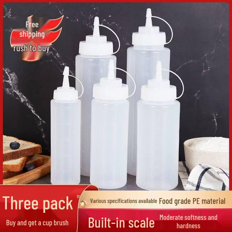 ZISIZ Plastic Squeeze Sauce Bottle
