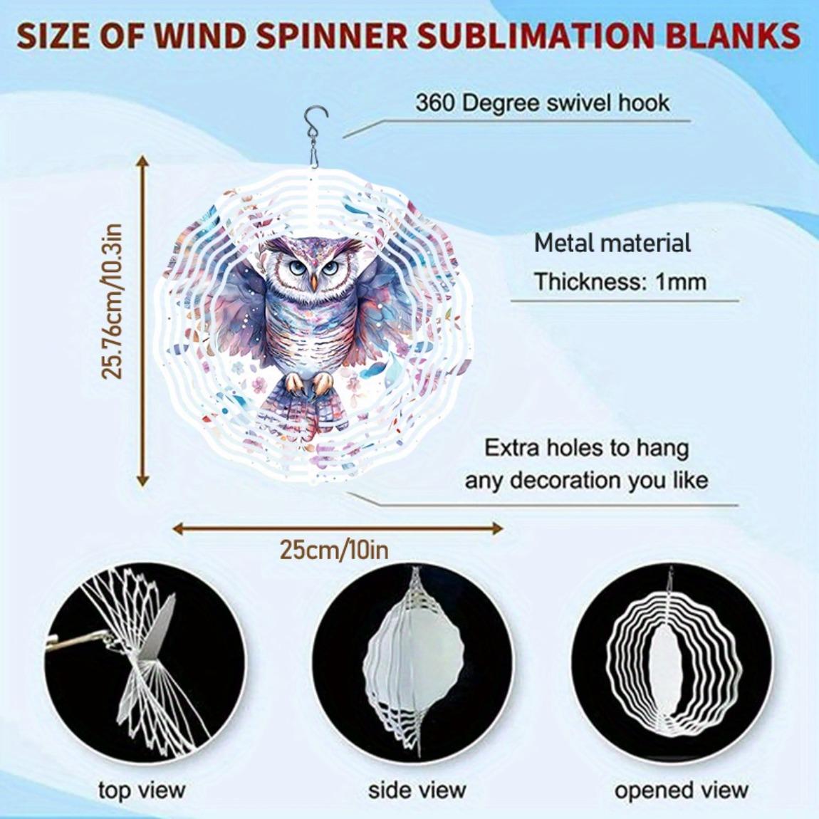 

Красочный узор совы 3D металлический колокольчик ветра уличный подвесной декор садовое искусство подарок для дома свадьбы дня рождения Рождества праздника
