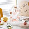 Creative Cute Cartoon Cute Pig Cute Dog High Borosilicate Glass Mug Cup Coffee Cup Water Cup Couple Breakfast Cup