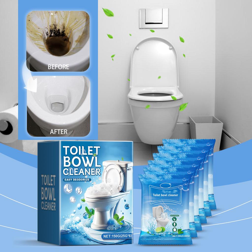 Household Strong Decontamination Toilet Cleaner Stubborn Stains Scale Foam Cleaning Powder