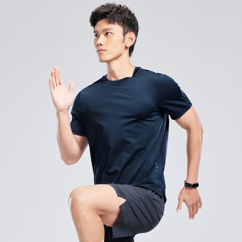 Men's Summer Outdoor Leisure Sports Running Breathable Comfortable Lightweight Quick-drying Clothing
