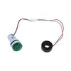 For Mini Digital LED Voltage Current Meter 22mm Cutout AC20V to 380V 0A to 100A