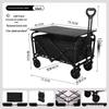 ZISIZ Outdoor Foldable Camping Cart with Table Board