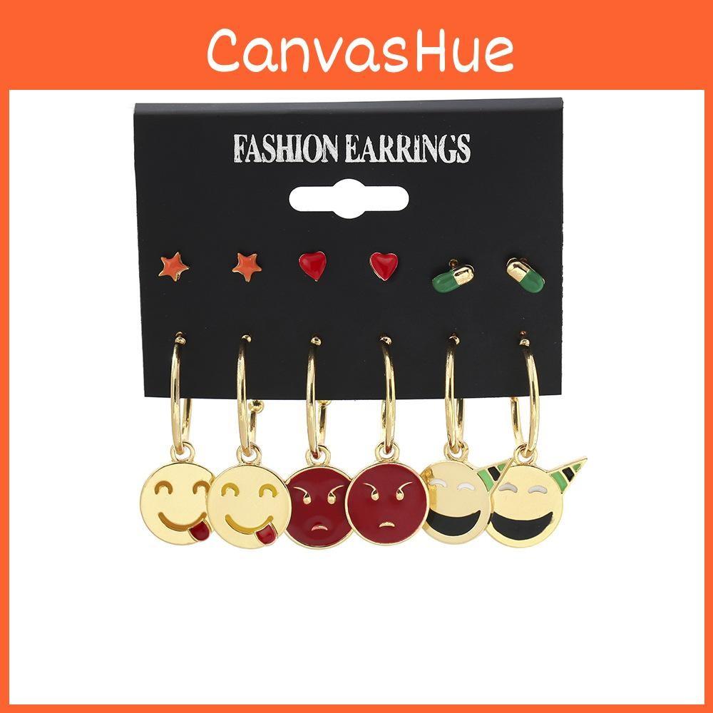 Stilvolle geometrische Legierungs-Ohrringe für Damen Europäisch Amerikanischer Modeschmuck