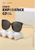 Trendy Oversized Women's Sunglasses: Fashionable Street Style UV Protection for Outdoor Travel