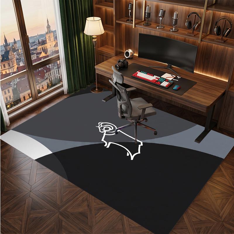 Tappeto in Velluto di Cristallo con Stampa del Derby County Football, Comodo Assorbente d'Acqua Antiscivolo Tappeto per Pavimenti Interni