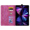 For Samsung Galaxy Tab S10 FE+ Case Flip Stand Leather Phone Cover Cherry Blossom Cat Imprinted