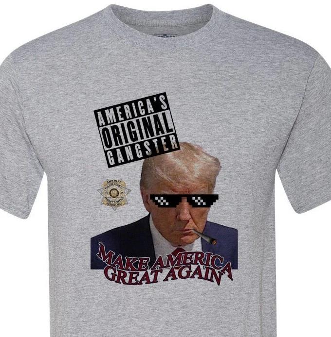 Trump - Fulton County Mugshot - Original Gangster -  No Shrinking - Fast Ship L