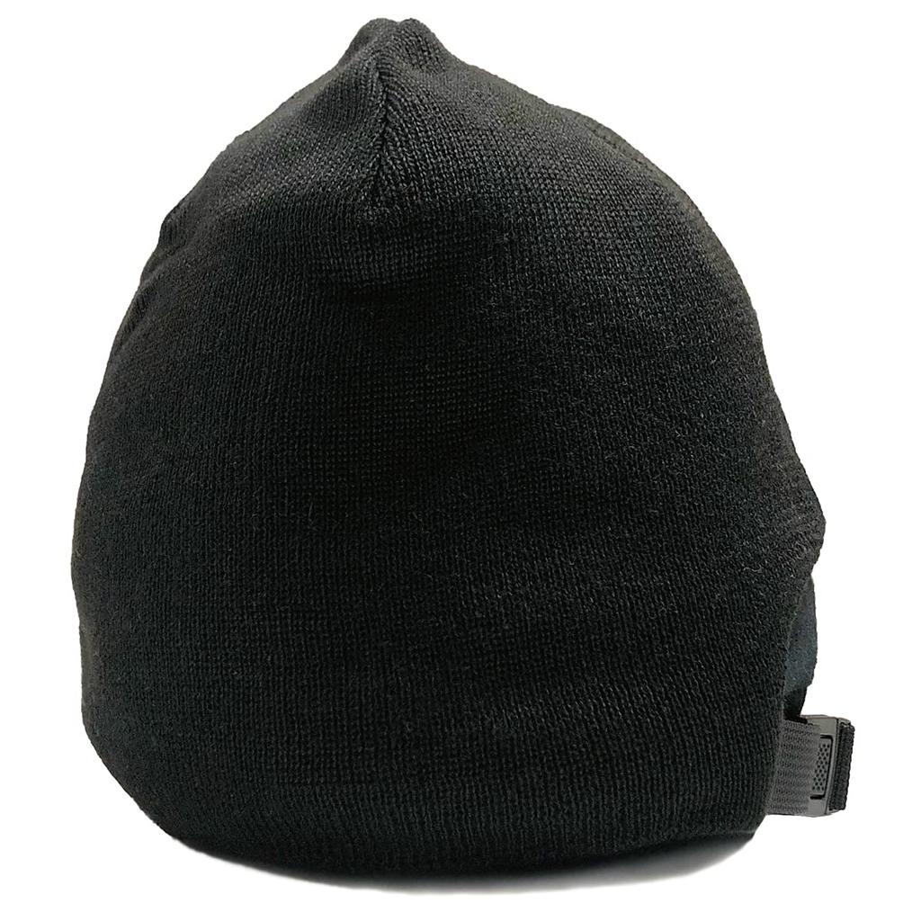 Basic Enchi Adjustable Beanie Knit Cap Recycled Plus Adjustable Hand Black Hat, Polyester, Sizes, Strap, Washable, Women's,