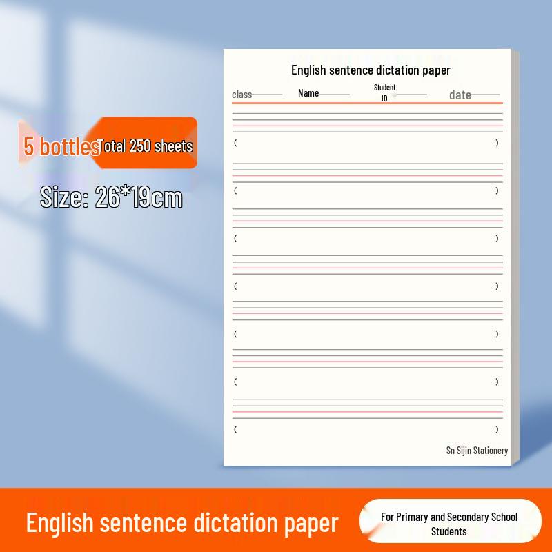 İlkokul Öğrencileri İçin İngilizce Dikte ve Yazma Çalışma Kitabı