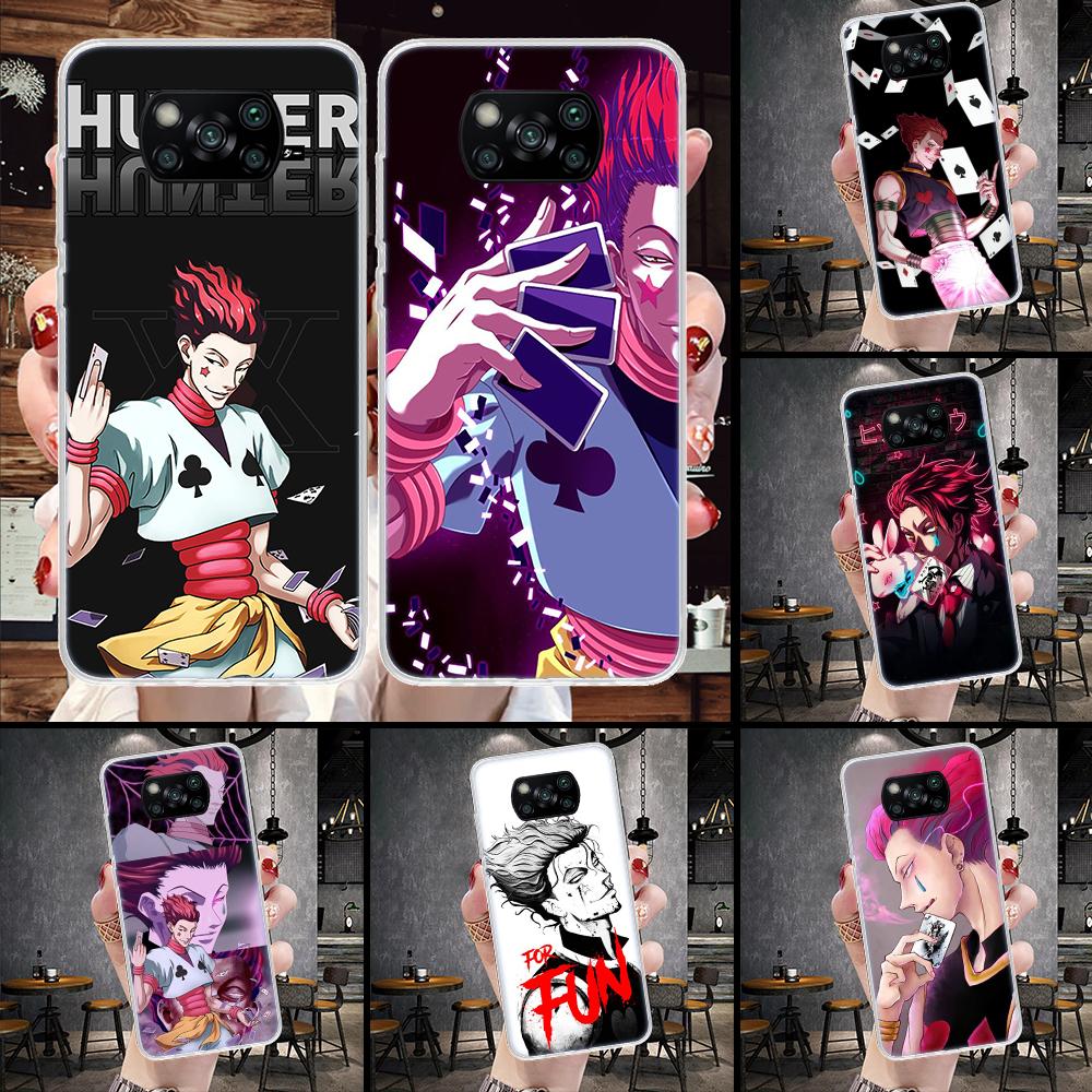 Hunter HXH Hisoka Phone Case For Xiaomi Redmi 15C 15 13C 13 Poco X5 X6 X7 F7 Ultra M7 12C 12 10 10C 9C 9A 9T 9 Fundas Poco X3 X4