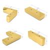 Replacement Stainless Steel Furniture Leg Load Bearing L-Shape Cabinet Feet Enhance Stability Anti-slip Chair Stand