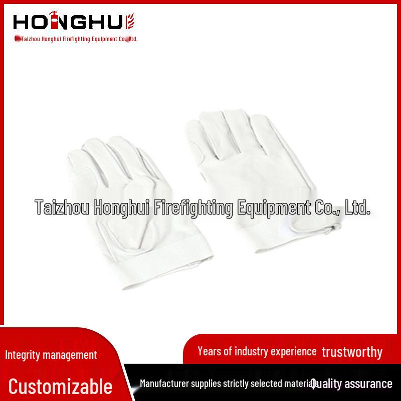 17 Model Firefighting Rescue Gloves: Durable, Heat-Resistant, Flame-Retardant Cowhide Protection Emergency Rescue Gloves
