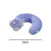 35CM Anime Dratini Plush U Neck Pillow Cute Dragon Soft Stuffed Toys Doll Fun Toys Gifts for Kids Children