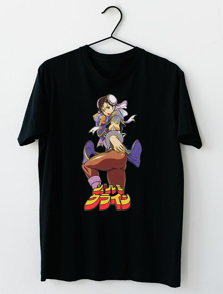 HookUps Skateboard Chun Li Street Fighter T-shirt S4XL XXXL