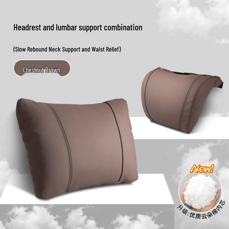 Toyota Headrest Pillow & Lumbar Support for Highlander Camry Avalon Levin RAV4 Wildlander