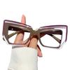 Blue Light Blocking Glasses for Men Women Large Frame Square Glasses Anti-Fatigue
