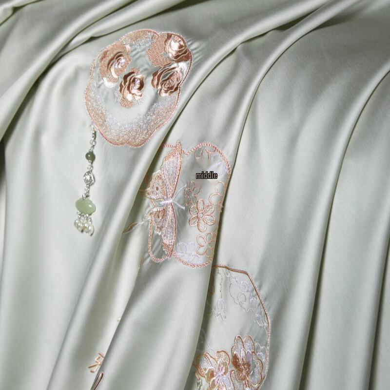 BGM Premium 100S Silk Satin Suzhou Embroidery Quilt