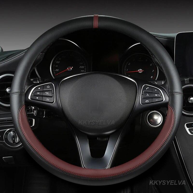 Car Steering Wheel Cover For Scenic Clio Laguna 2 3 4 5 Kangoo Fluence Megane Trafic Talisman Twingo Kaptur Accessories