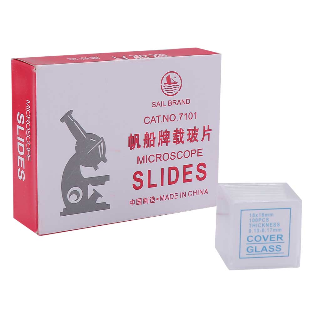 Specimen Transparent Slides Reusable Optical Microscope Microscope Slides Glass Slips Cover Glass