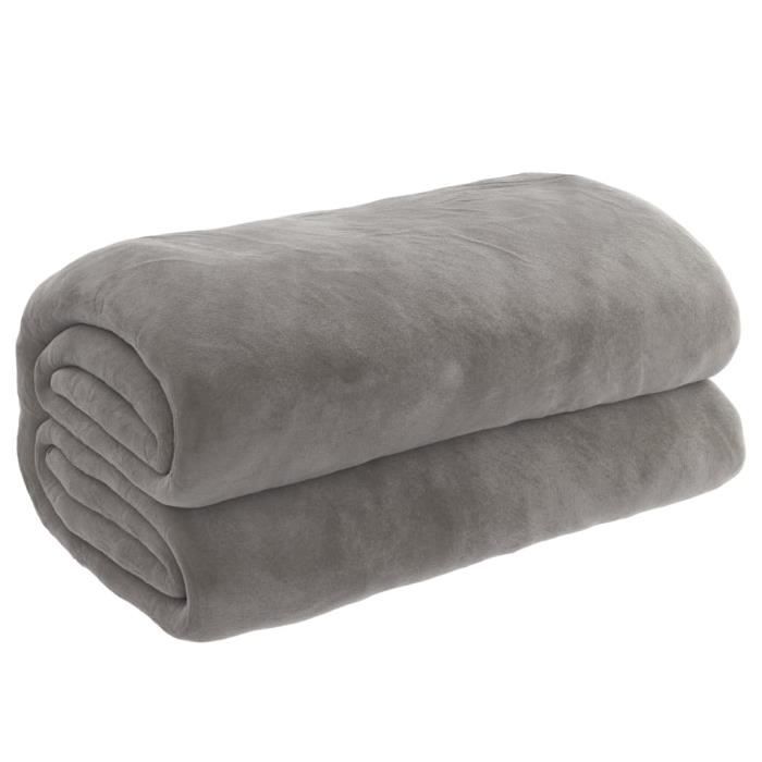 VidaXL Couverture lestée avec housse Gris 150x200 cm 11 kg Tissu 350829