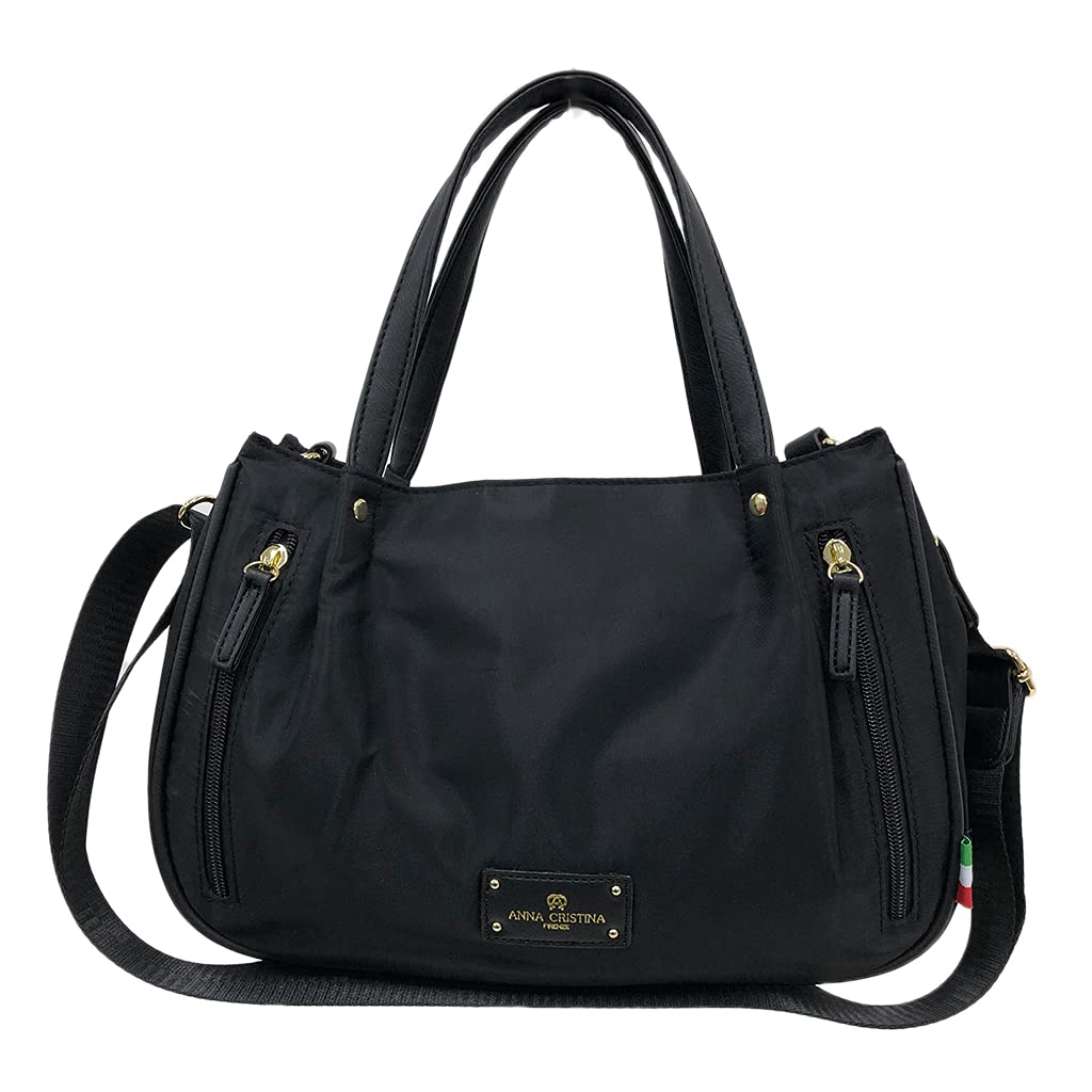 

Многофункциональный плечевой много для ходьбы черный [Юби] [АННА КРИСТИНА] 2-сторонний сумка, сумка, карманы, наружный, 4A93-01-035, чёрный