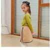  Olivan  Simple Logo Wrap Skirt Pants  Beige 