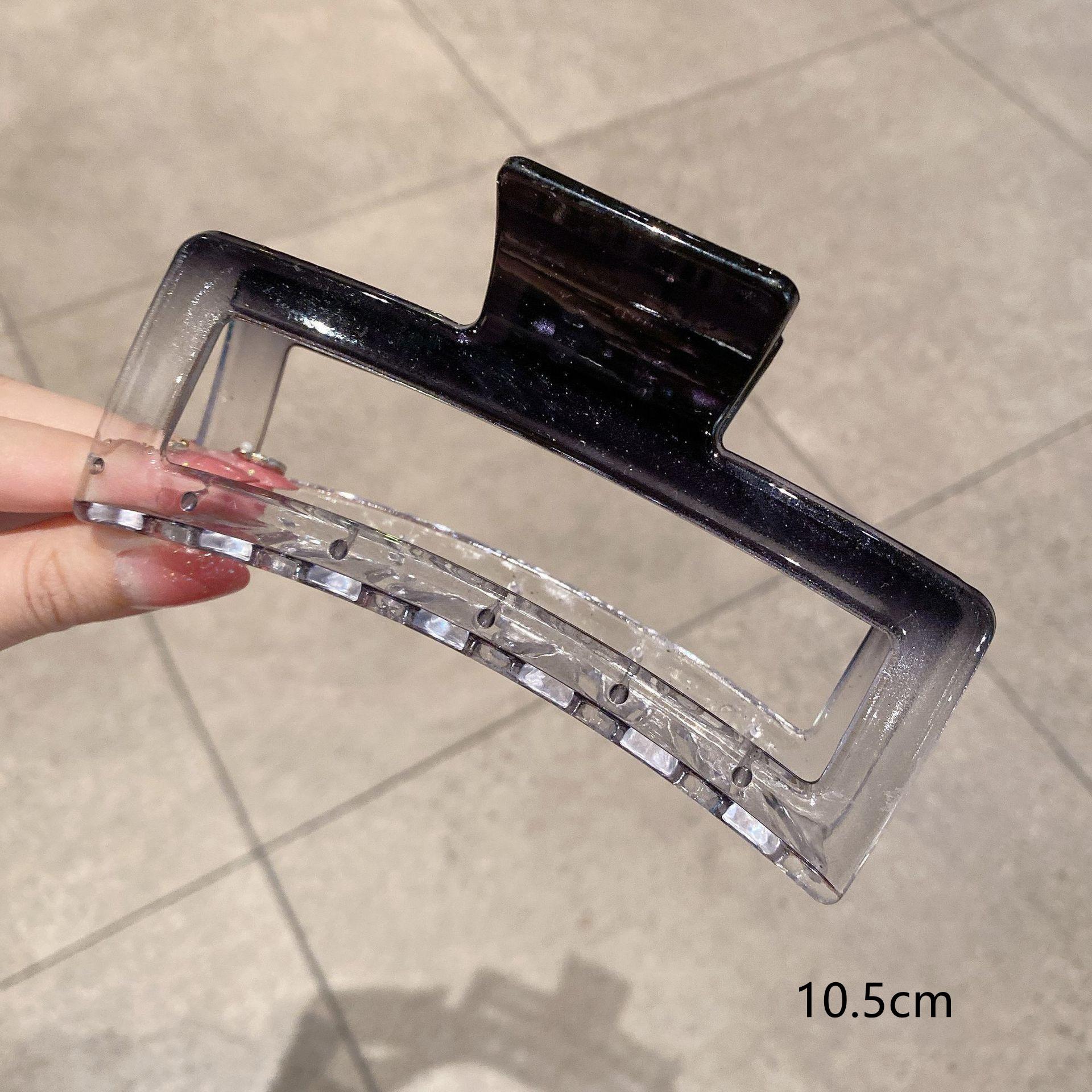 

Акриловая заколка, элегантная однотонная заколка для волос в виде краба, винтажная простая женская заколка для волос, заколка для волос с хвостиком, крабами