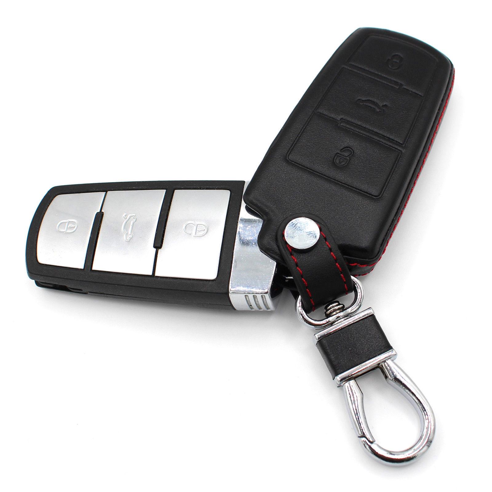 

Чехол для ключа автомобиля из натуральной кожи для Volkswagen Passat CC с ключом зажигания поворотного типа